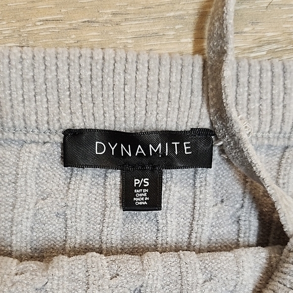Dynamite Heather Gray Knit Sweater - Picture 2 of 4